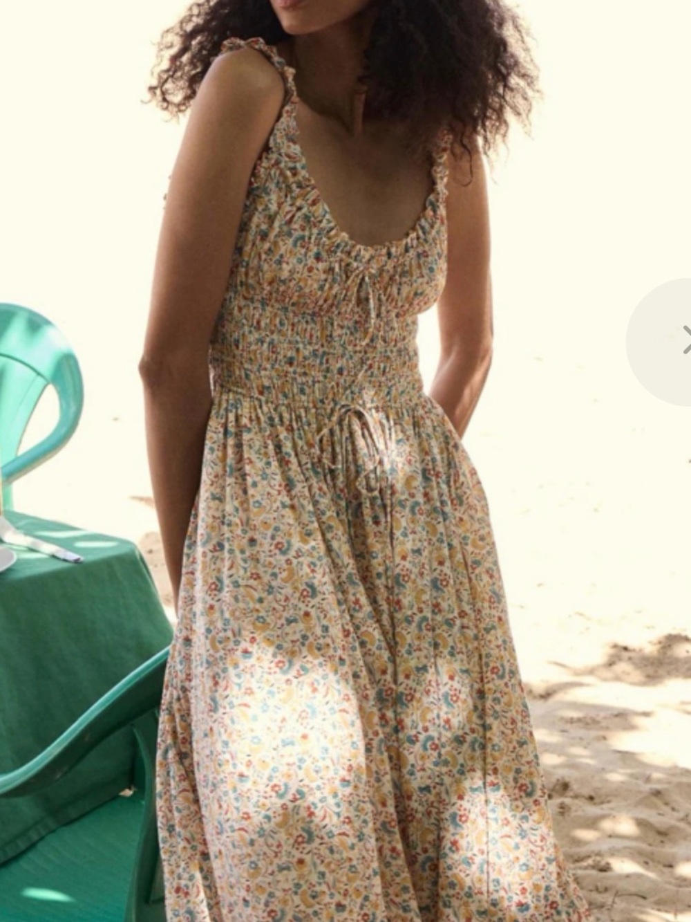 DÔEN Emmaretta Maxi Dress - Wild Clover Floral - Medium - Picture 3 of 9